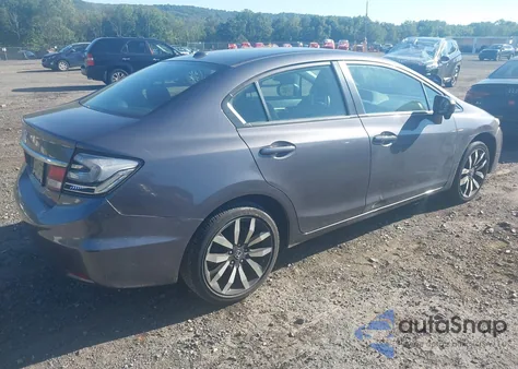 2015 Honda Civic Ex-L from USA, damaged, VIN 19XFB2F94FE255711